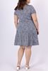 Picture of CURVY GIRL GREAT FITTING PRINTED FLARED DRESS